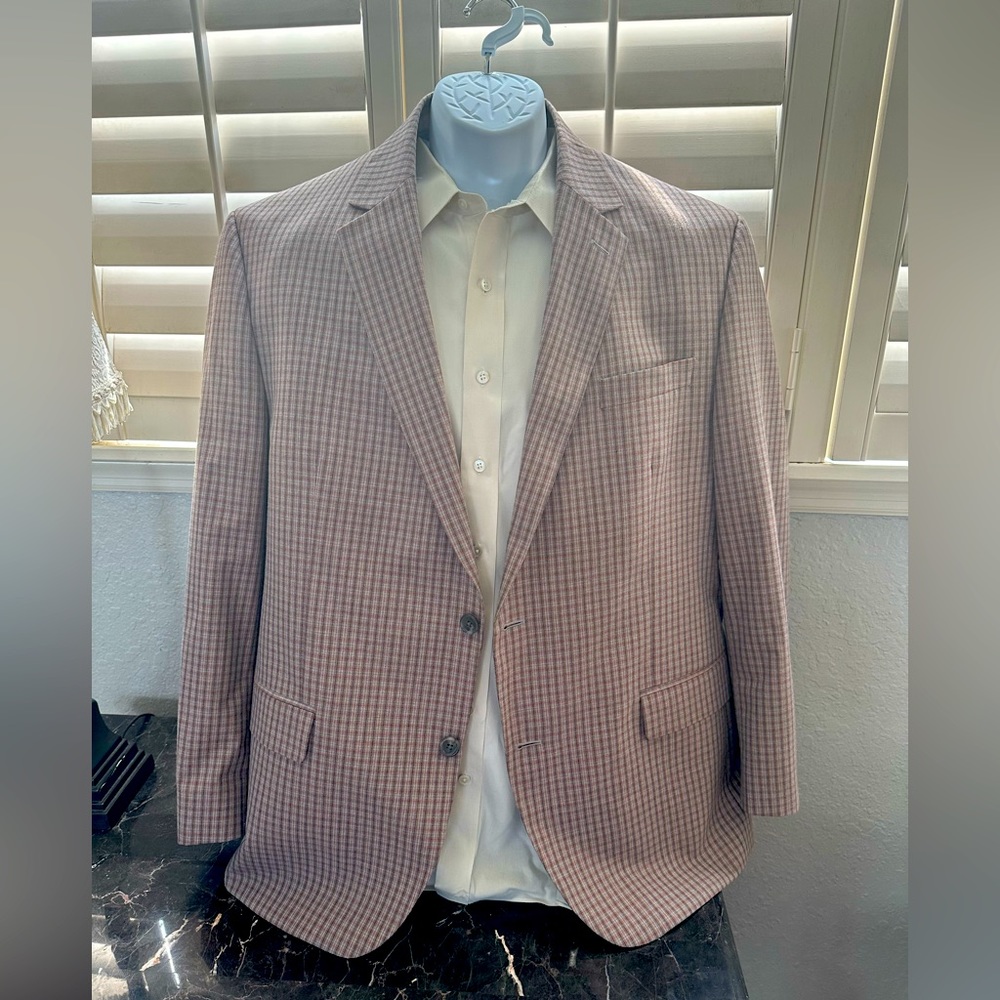 Michael Kors Men’s Sport Coat 46R Modern Fit, 2 button, lined, comfortable